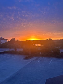 Sunset view from west side