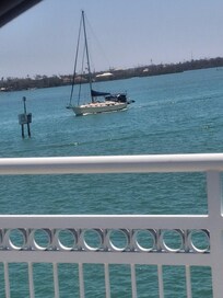 From the bridge heading to grocery store