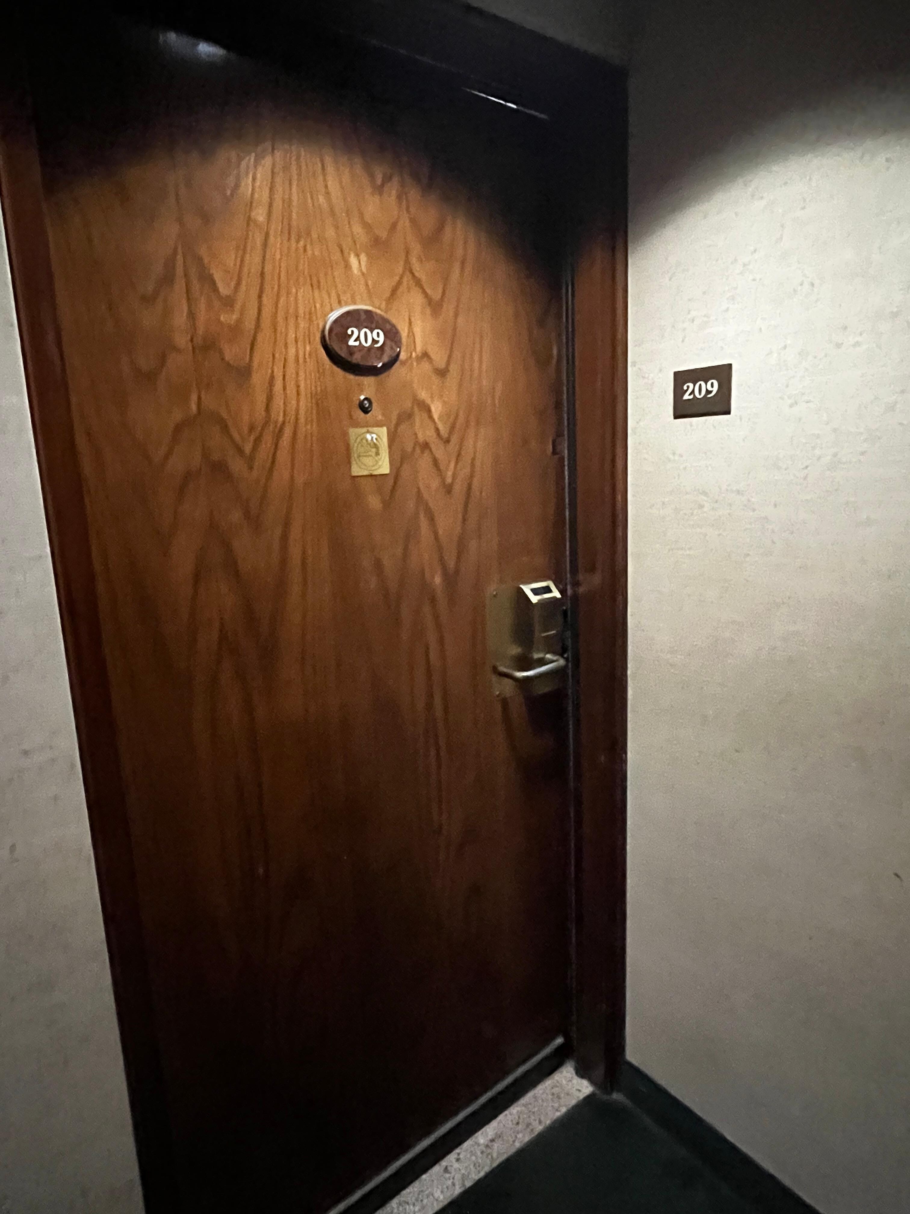Room next to ours was left open but it didn’t seem like anyone was in there. 