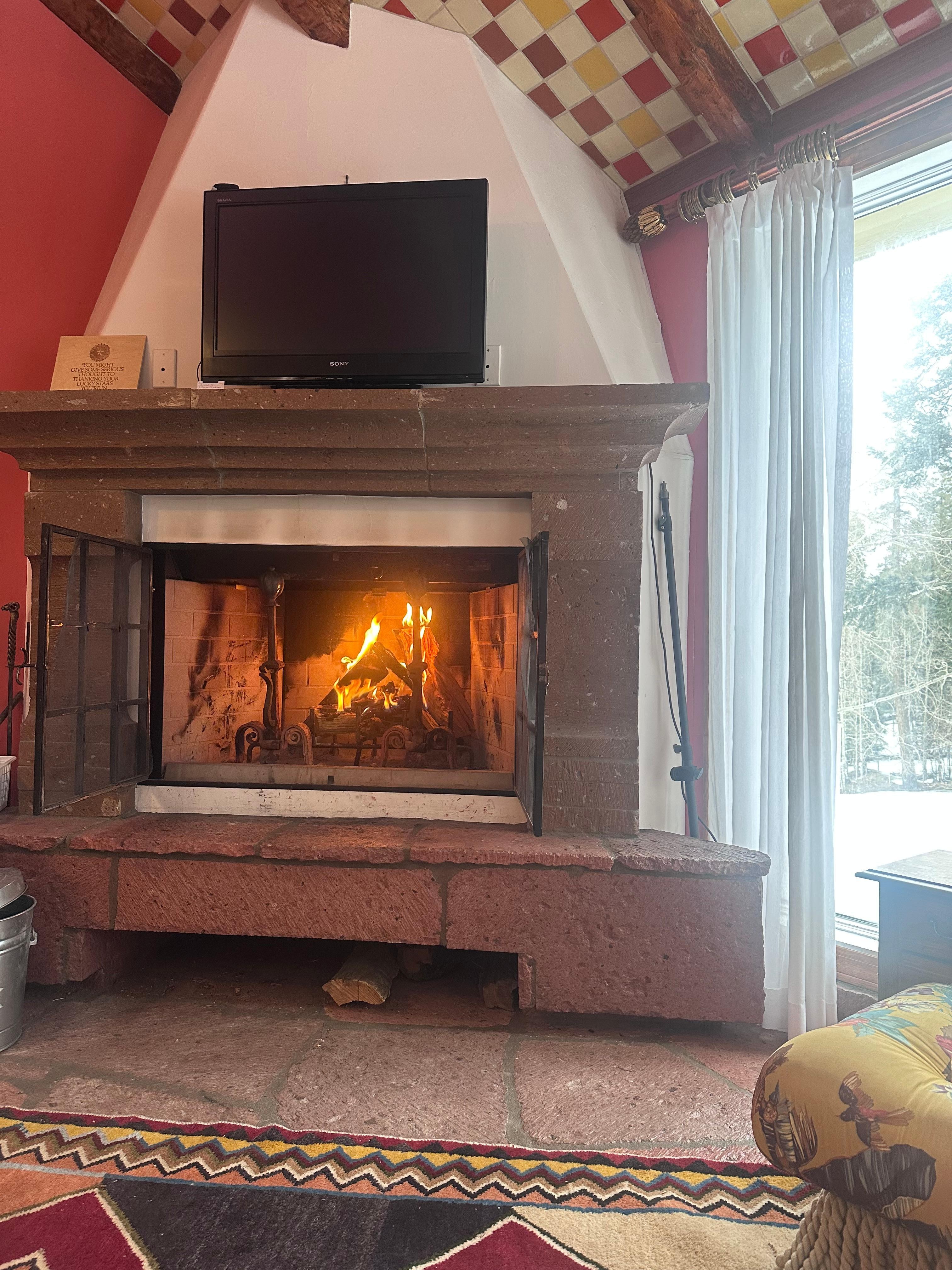 Wonderful fire place!