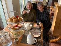 Afternoon tea in Renwick resteraunt