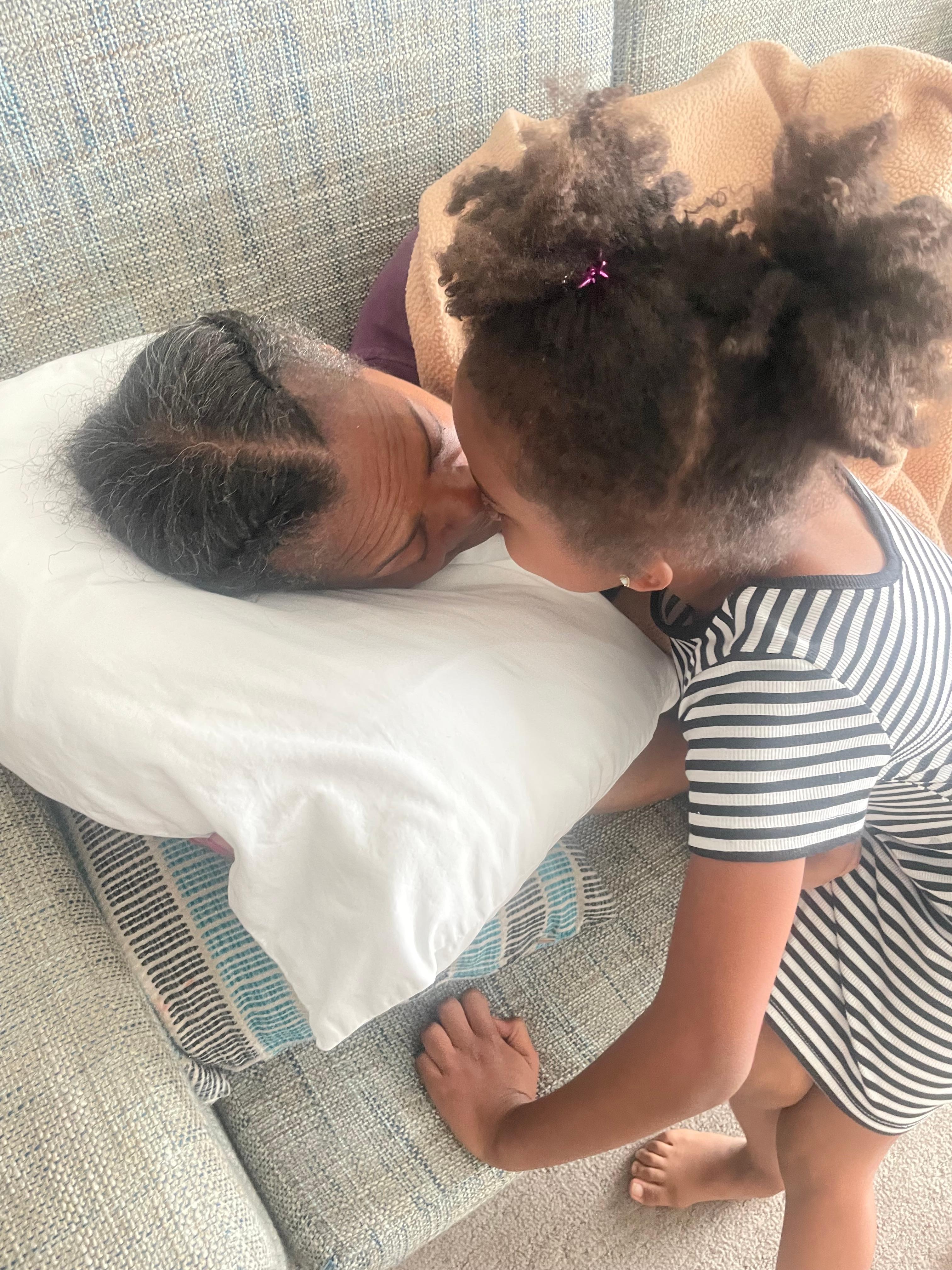 Snuggles and Cuddles with Nana… Nosey Noseeeey!