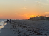 Sunset from Donax st beach access