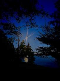 Moonrise from the deck