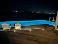 pool at night