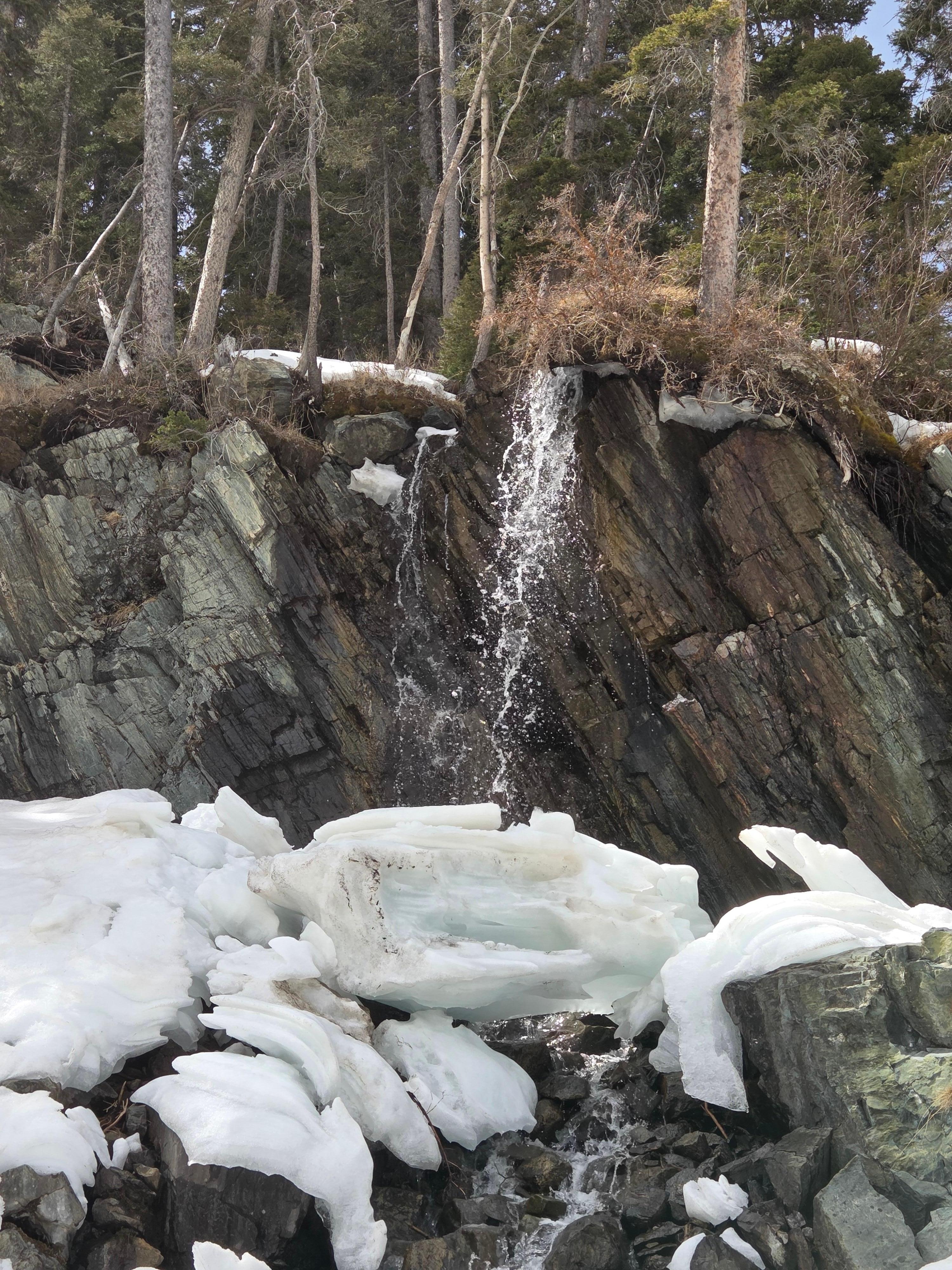 Waterfall off lift 4
