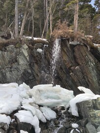 Waterfall off lift 4