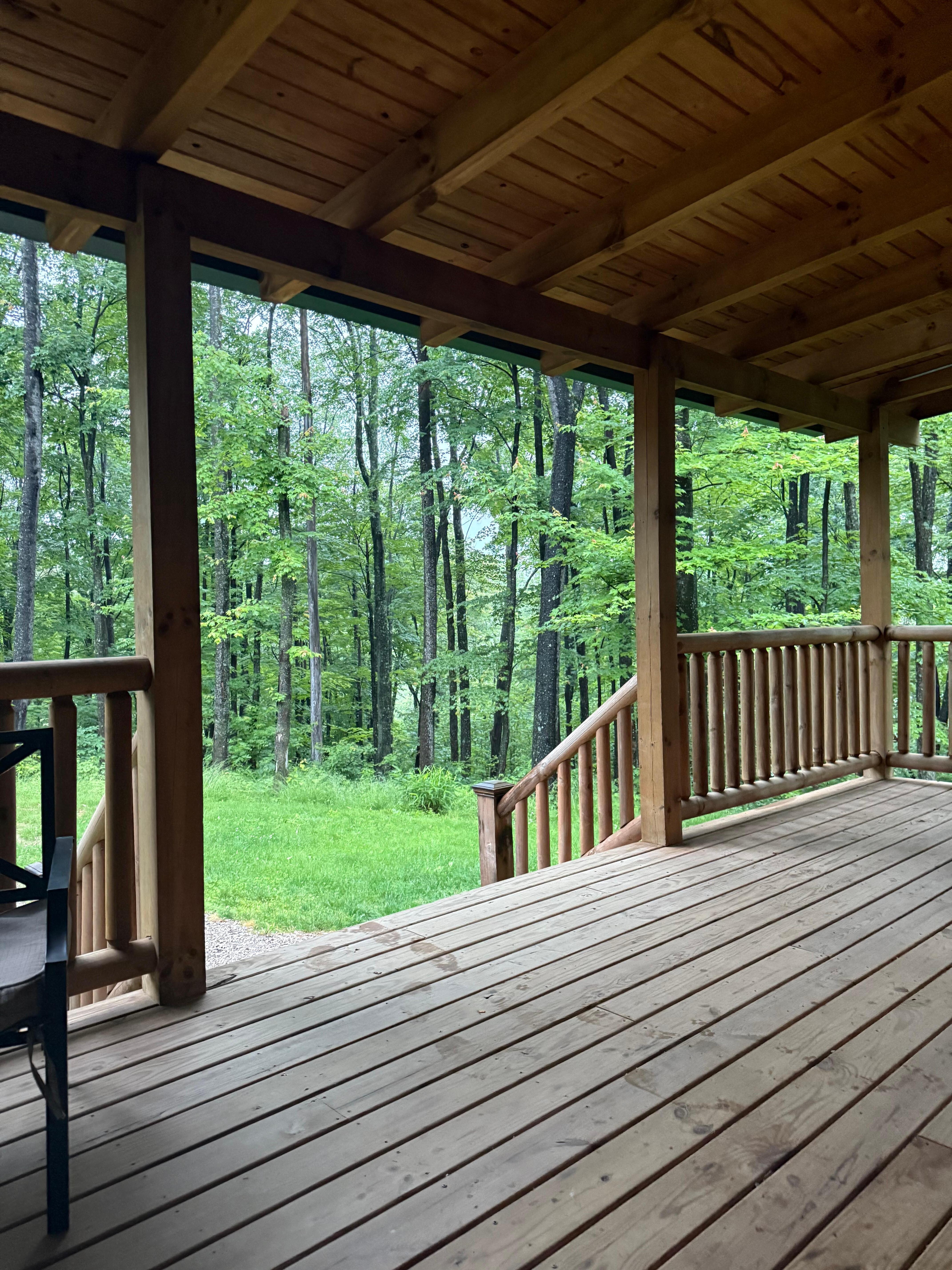 This is the perfect spot for coffee in the morning! 
