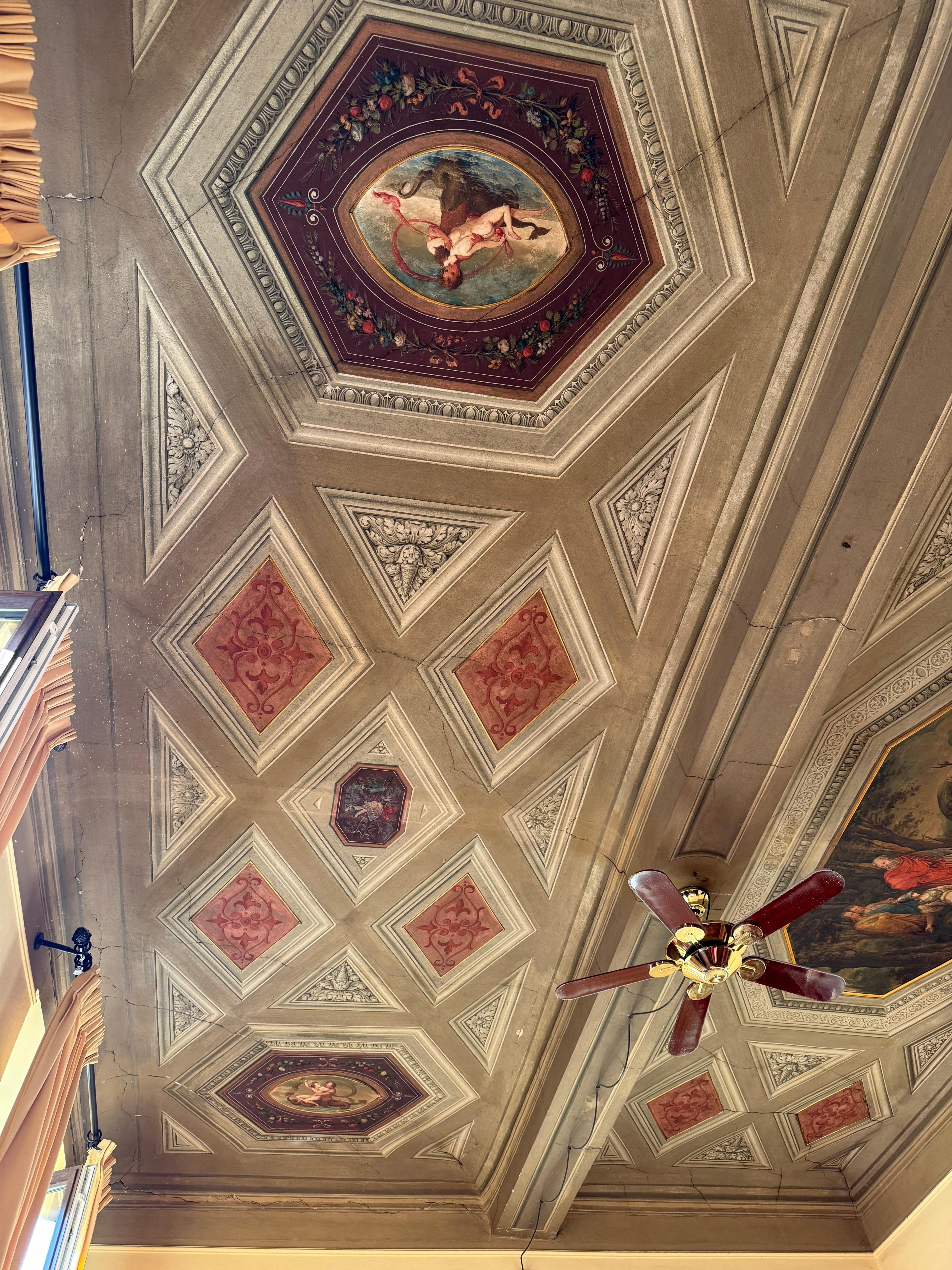 Original ceiling!  Gorgeous!