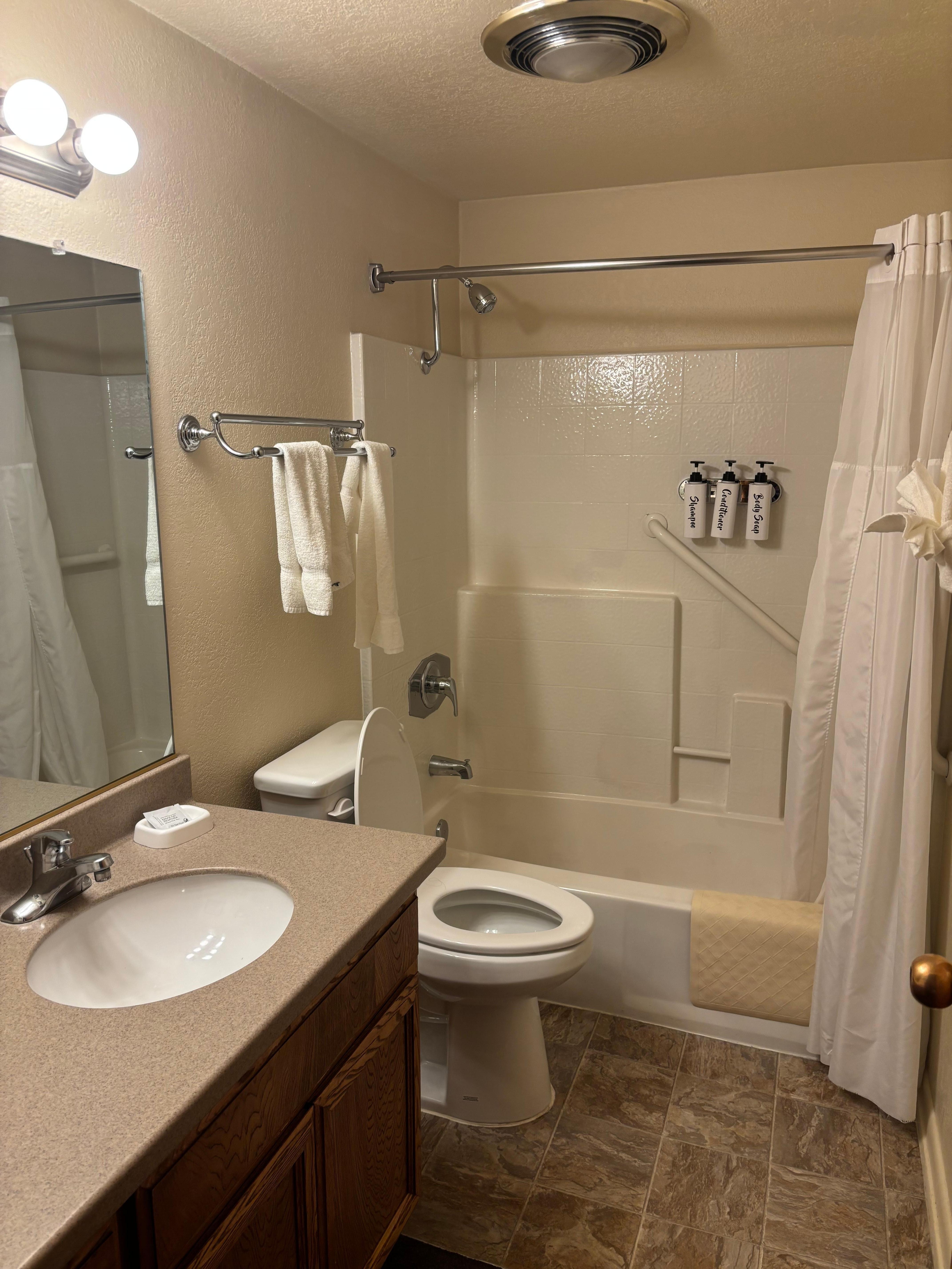 Common area bathroom