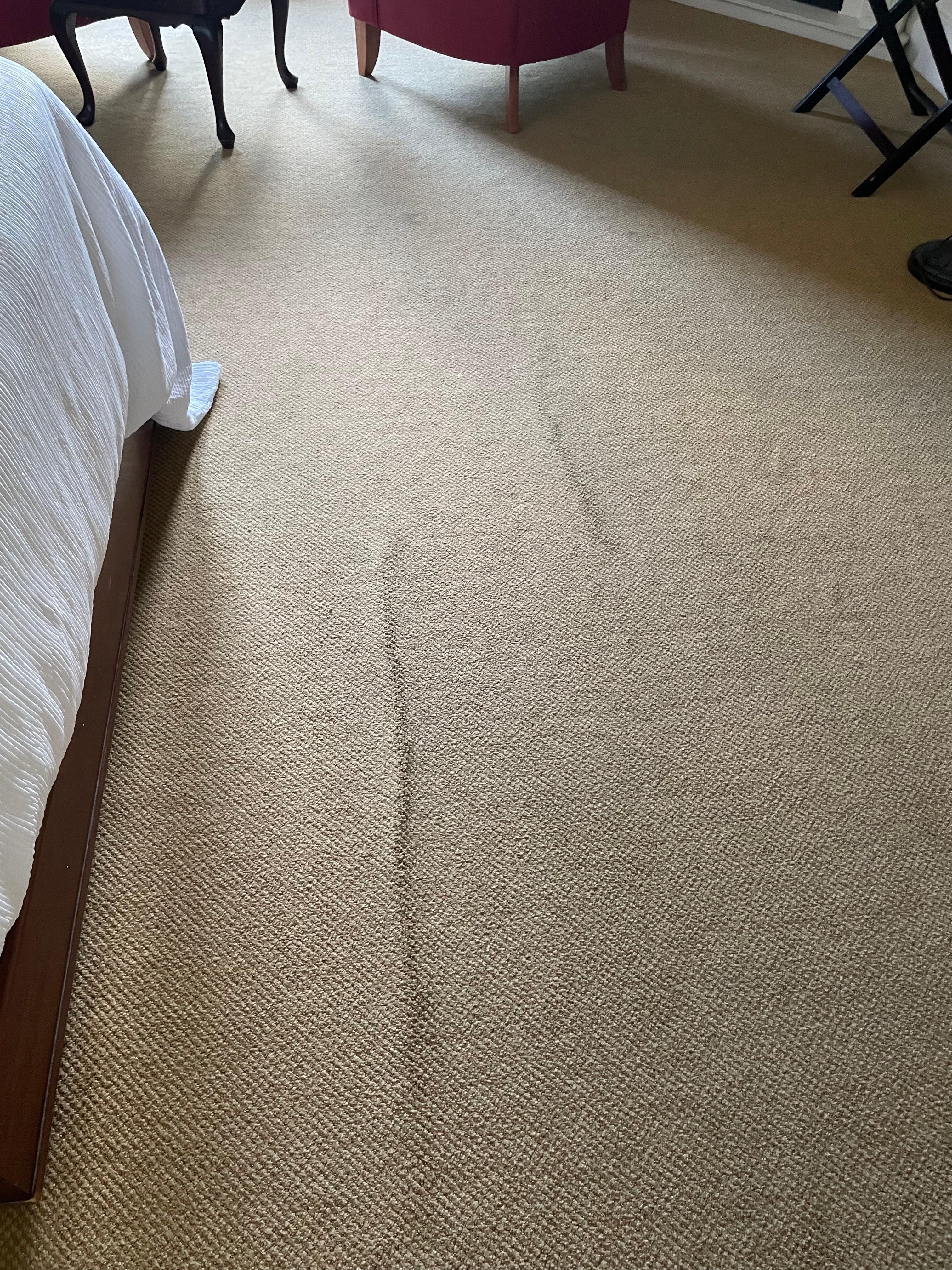 There was another area in the room that had a similar ripple.