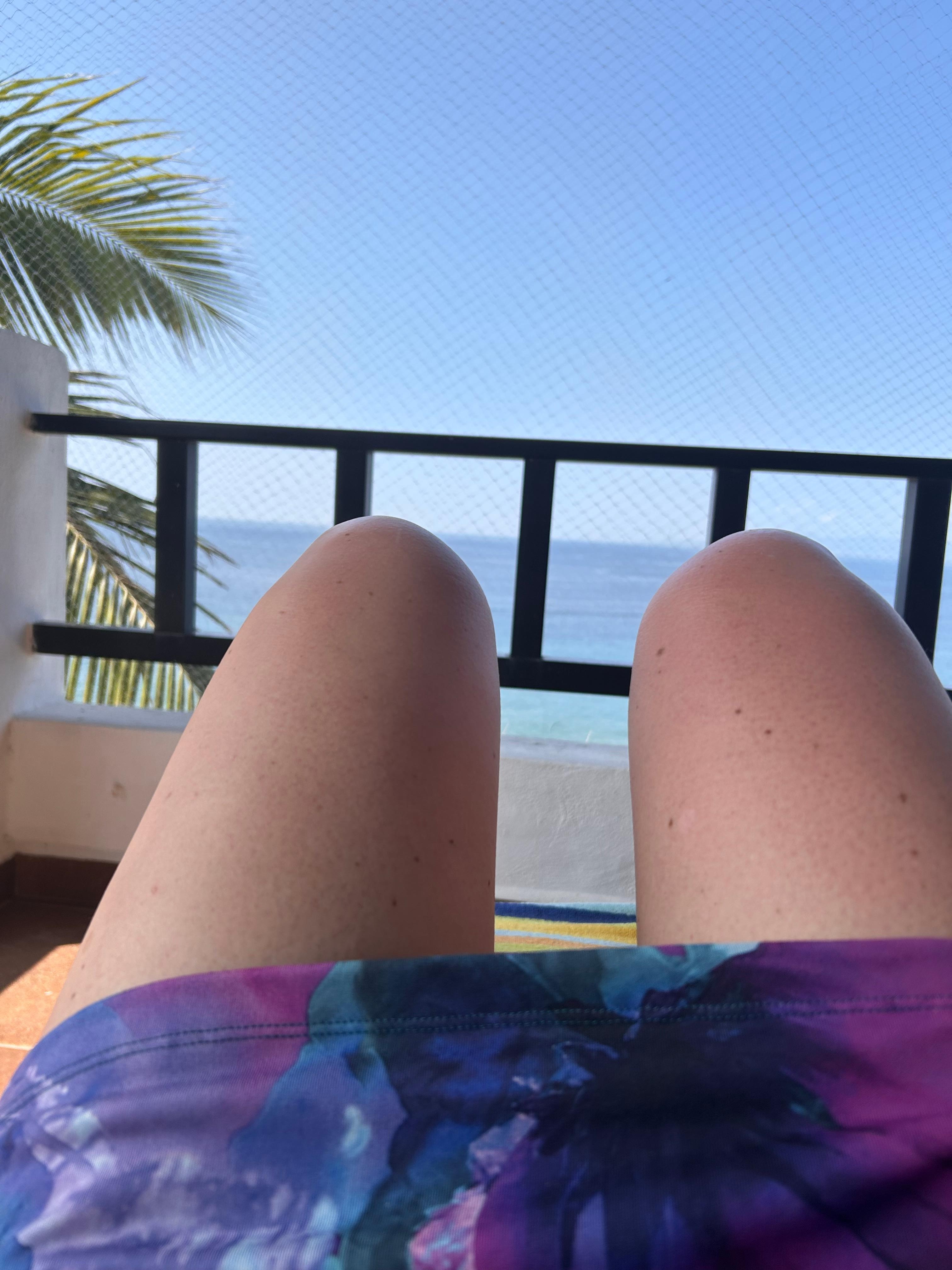 The coveted terrace/patio with a queen sized outdoor futon. 