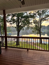 Sunrise from the deck
