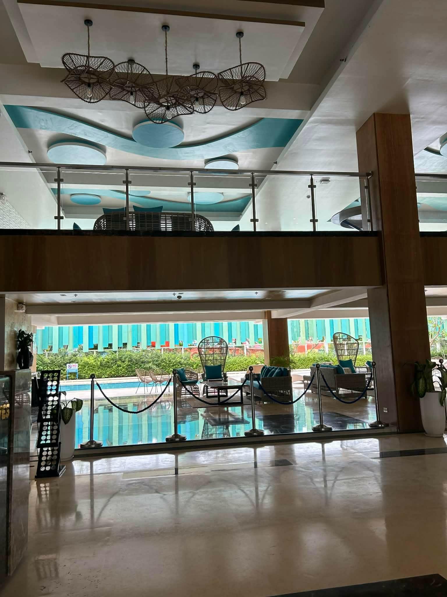 Large reception area