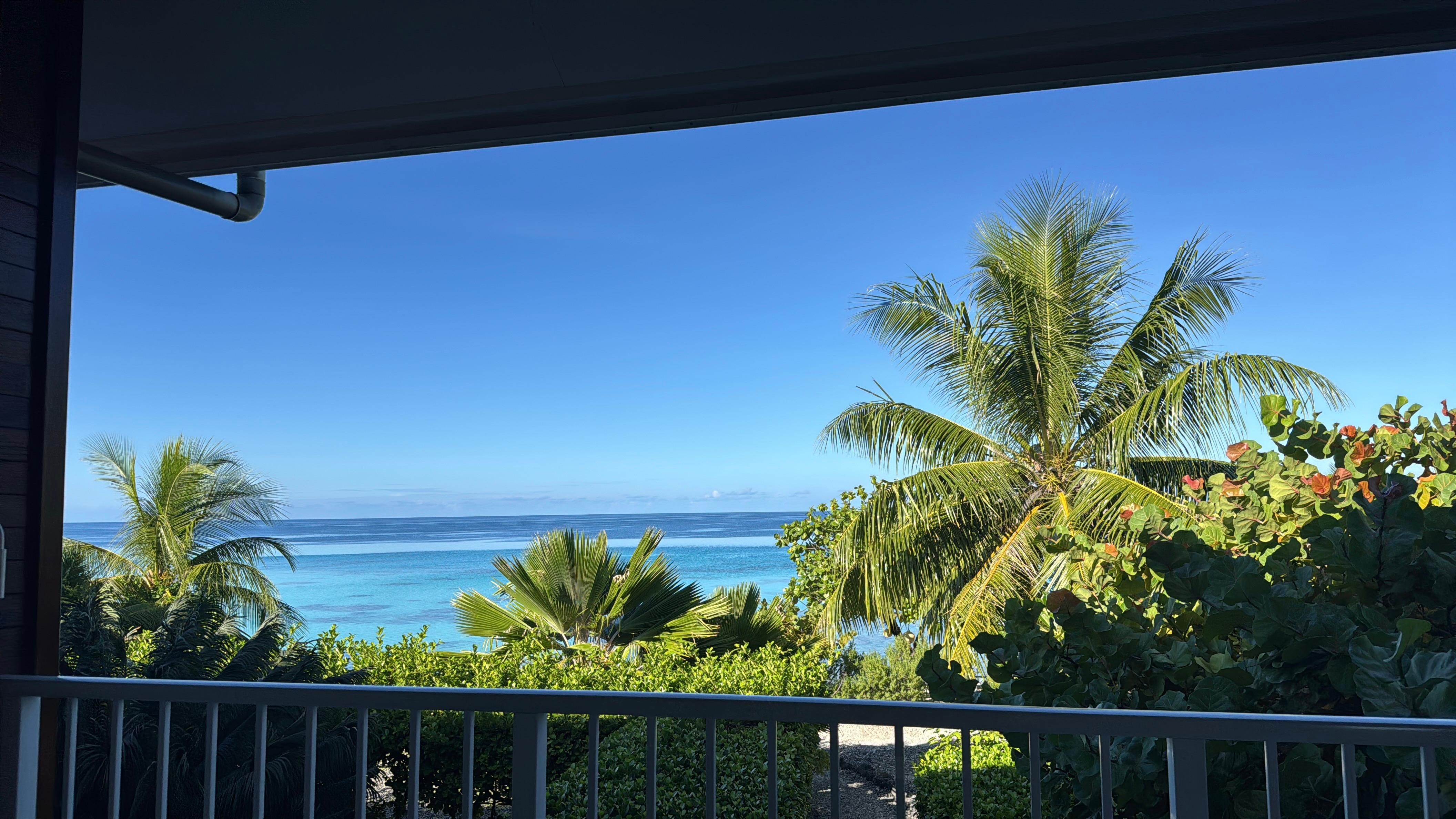 Balcony view from room 