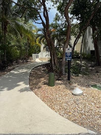the path to the main pool