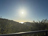 Amazing views from the pool in the afternoon sun