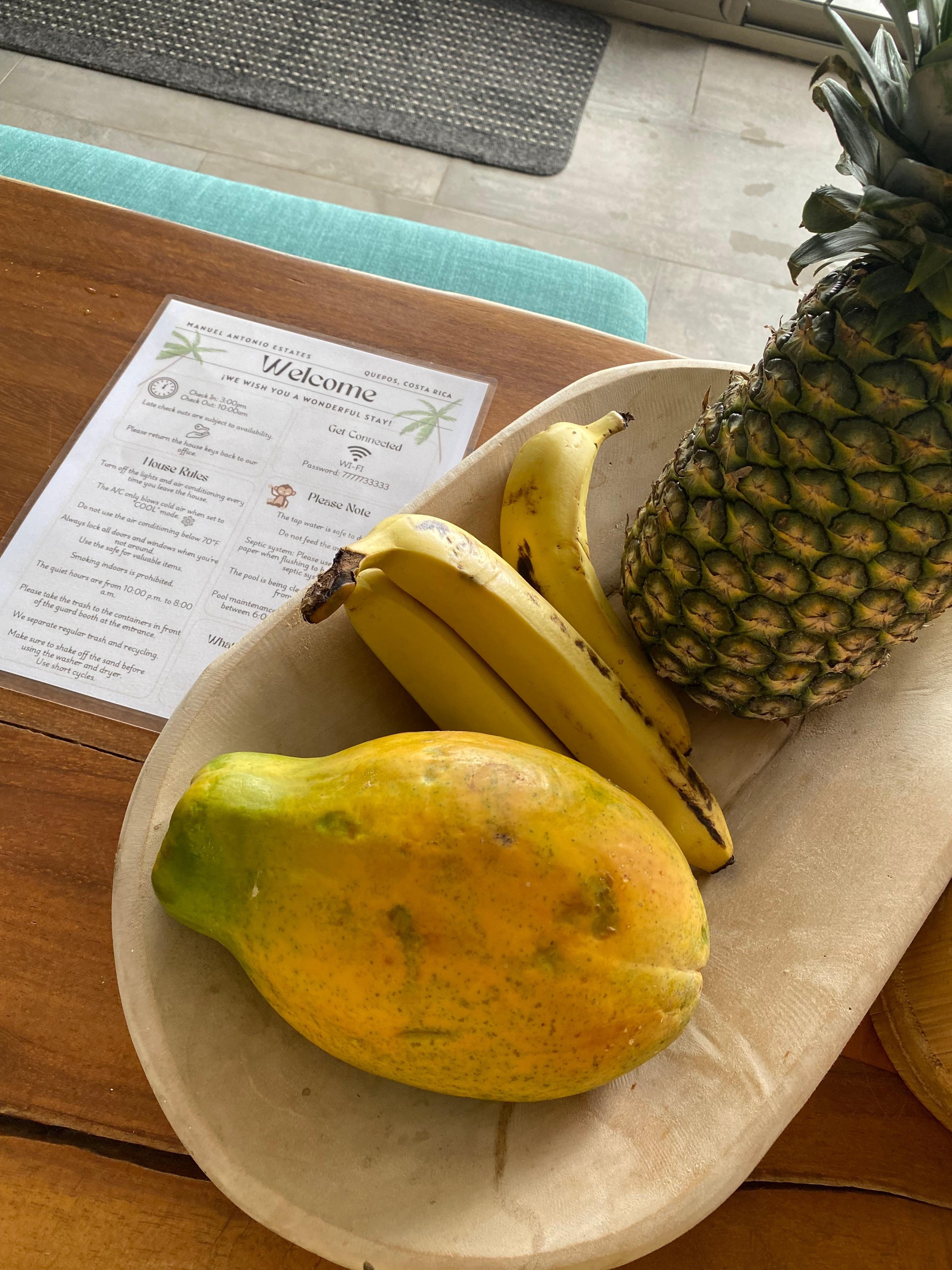 Fruit left for us by management 