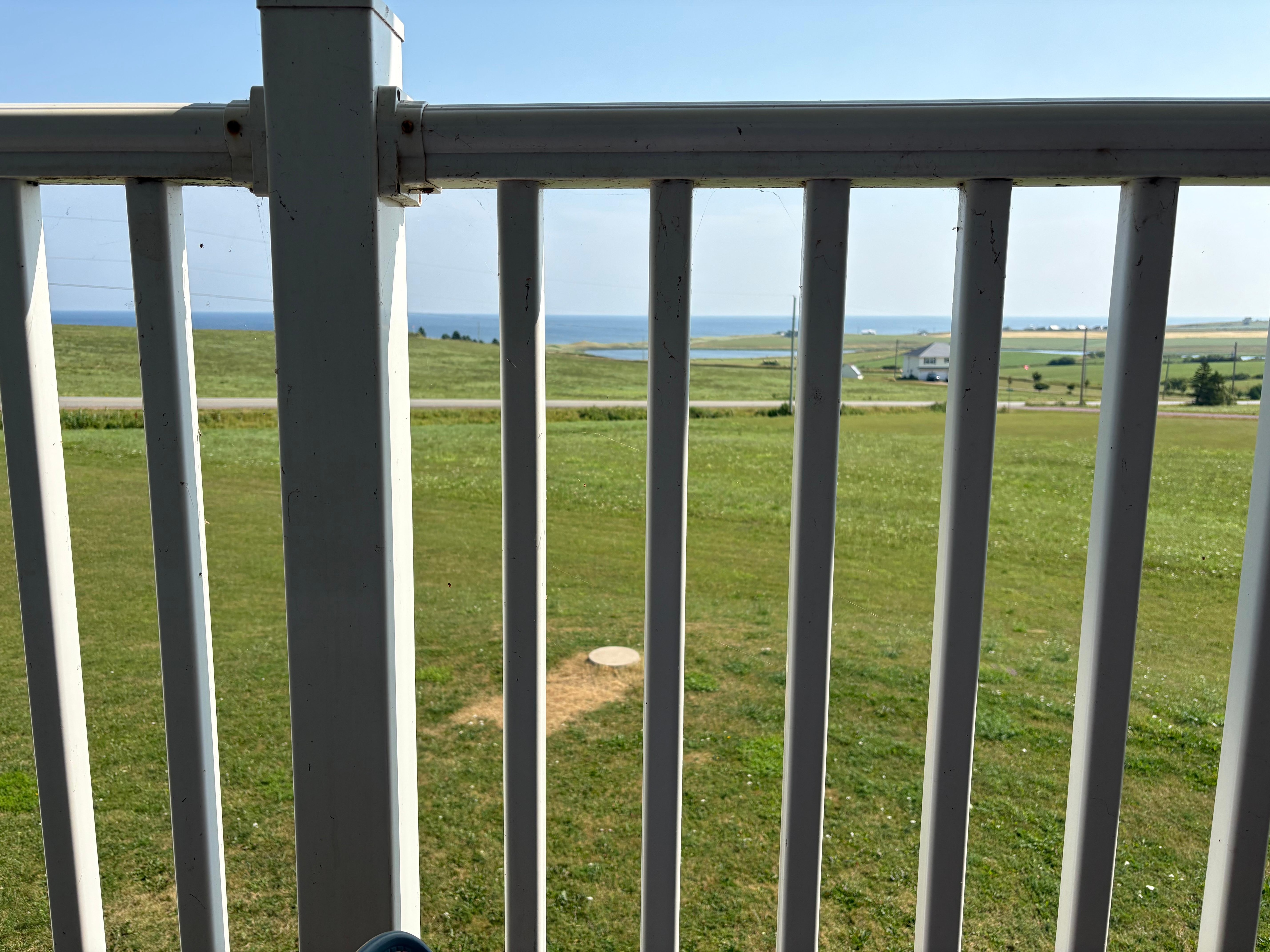 View from the upper veranda.