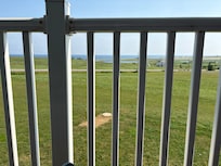 View from the upper veranda.