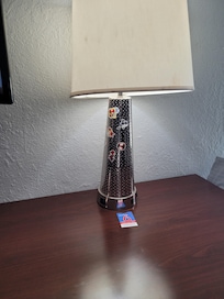 Lamp on the desk