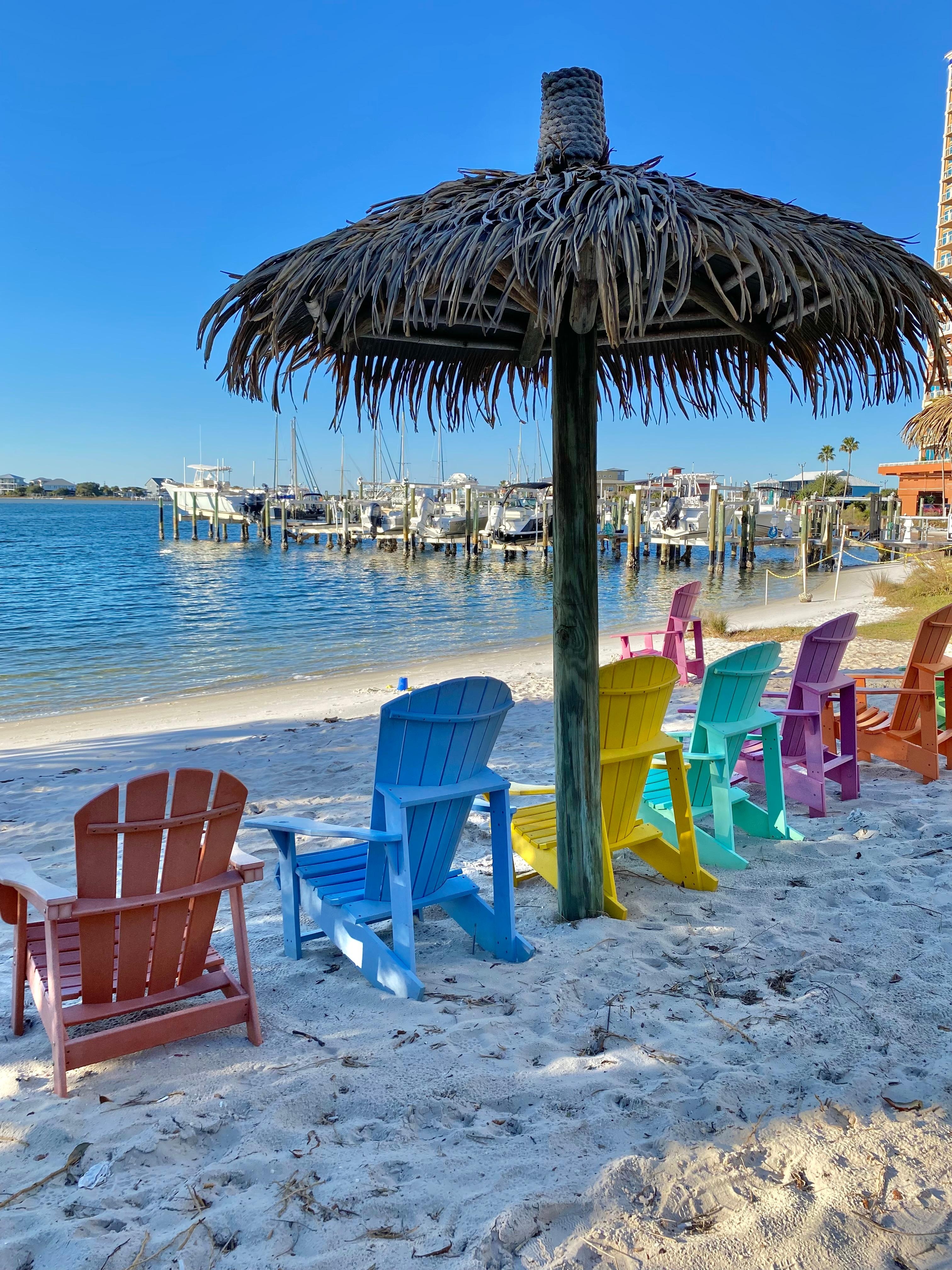 Little own beach with beach chairs and place to take off your kayak or board.