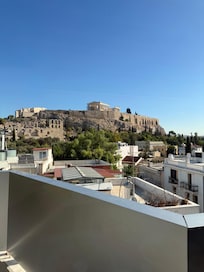 View from rooftop breakfast