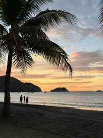 Playa del coco at sunset
