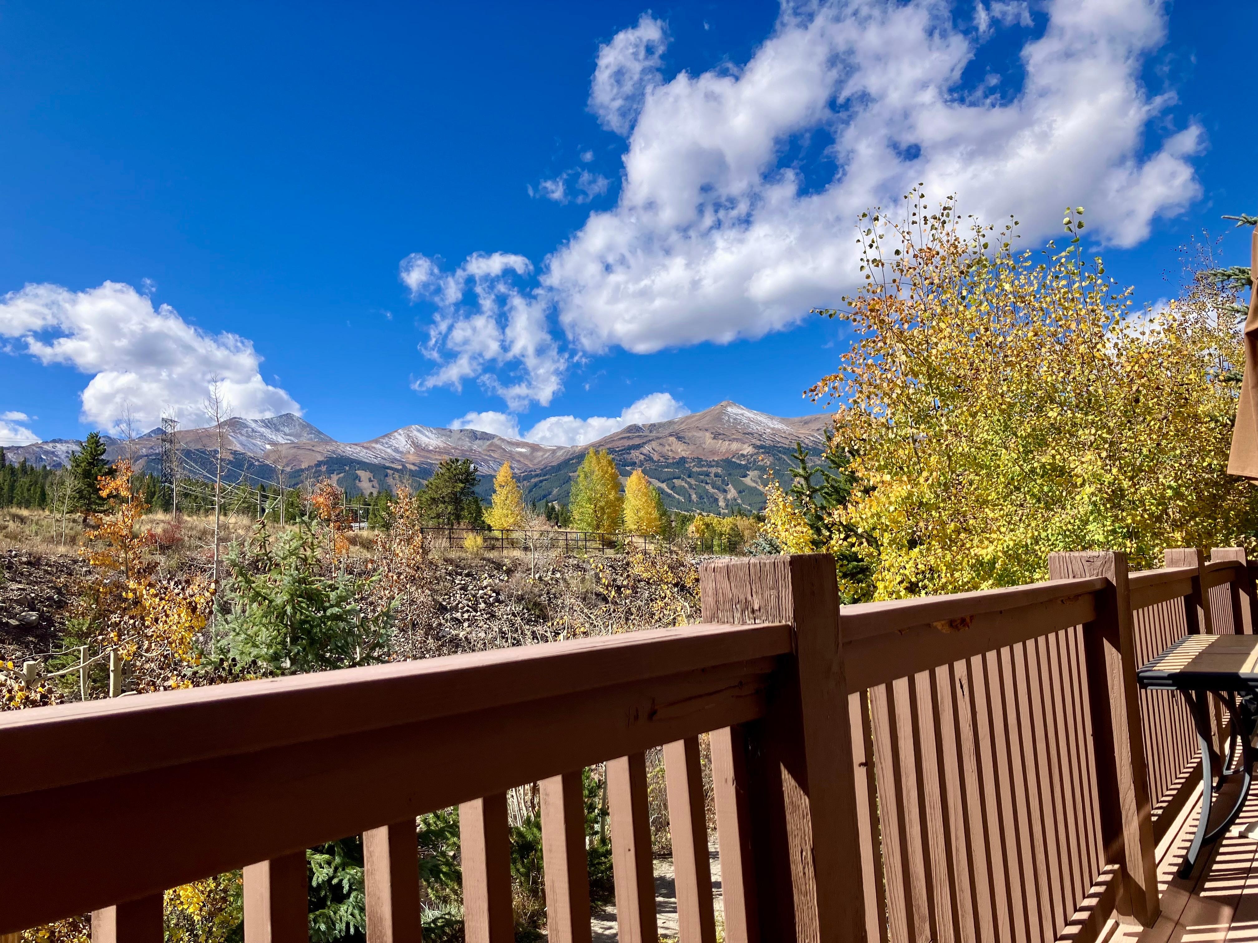 Main floor deck view