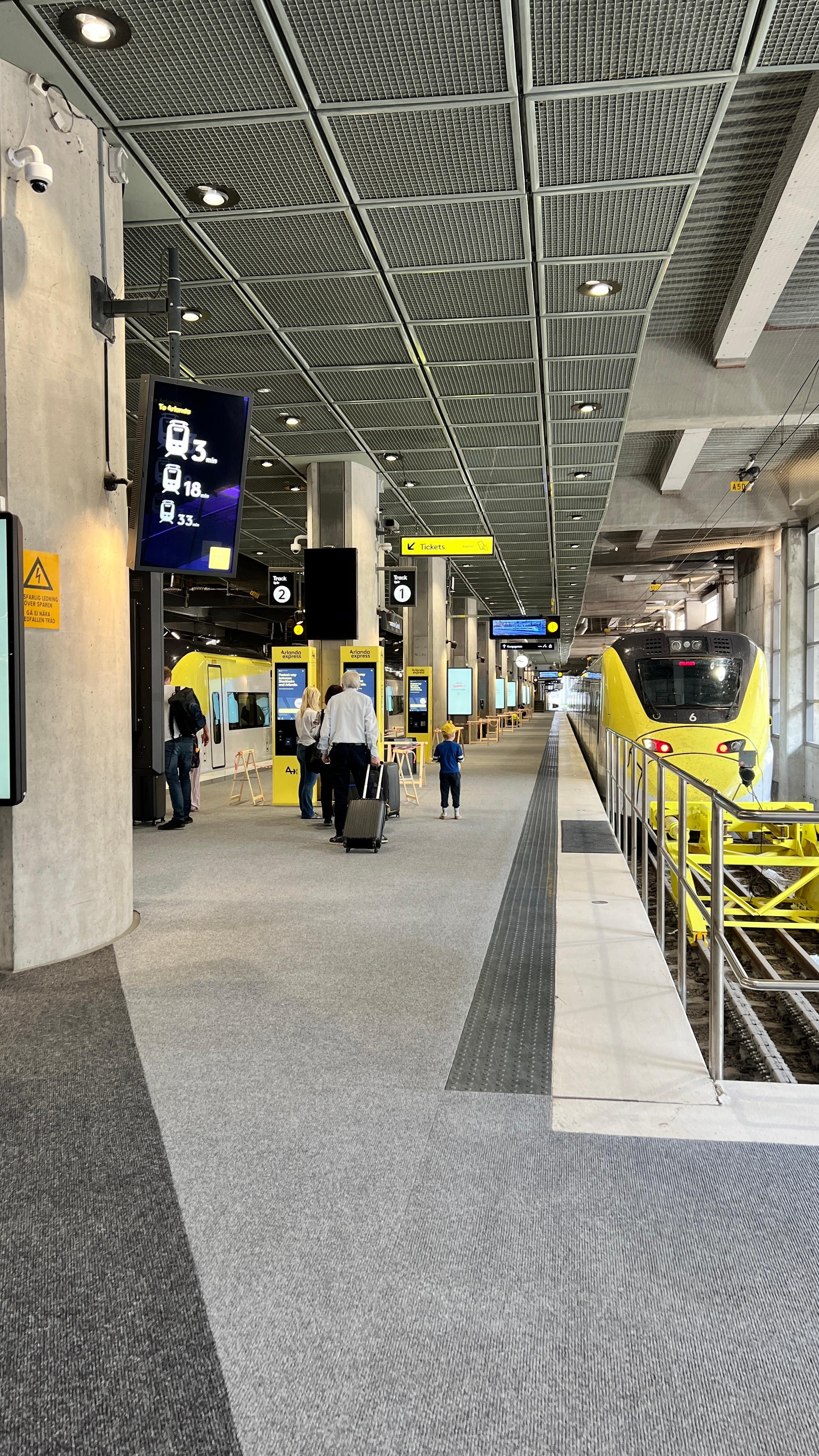 Steps away from Arlanda Express