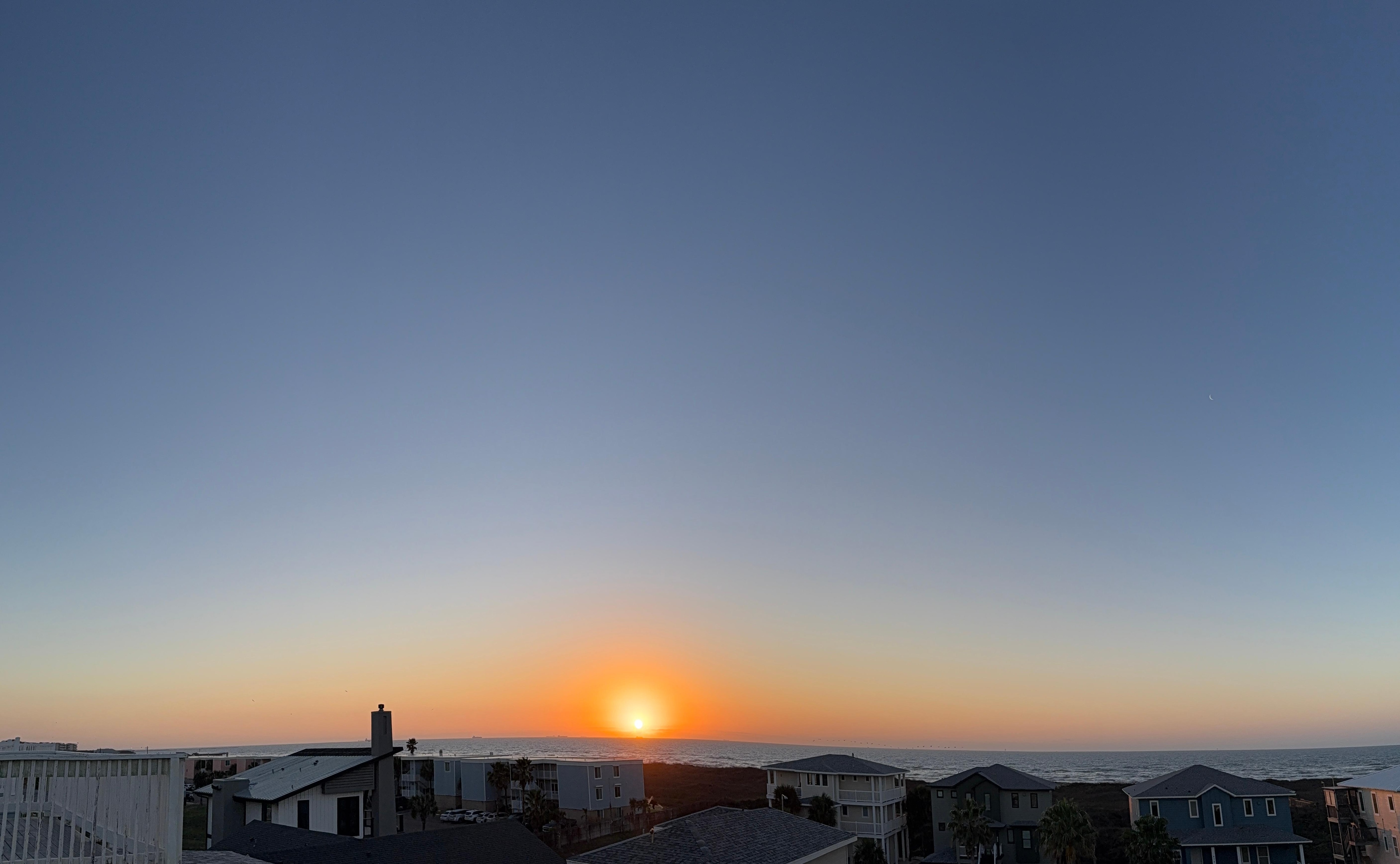 Gulf view for sunrise. 