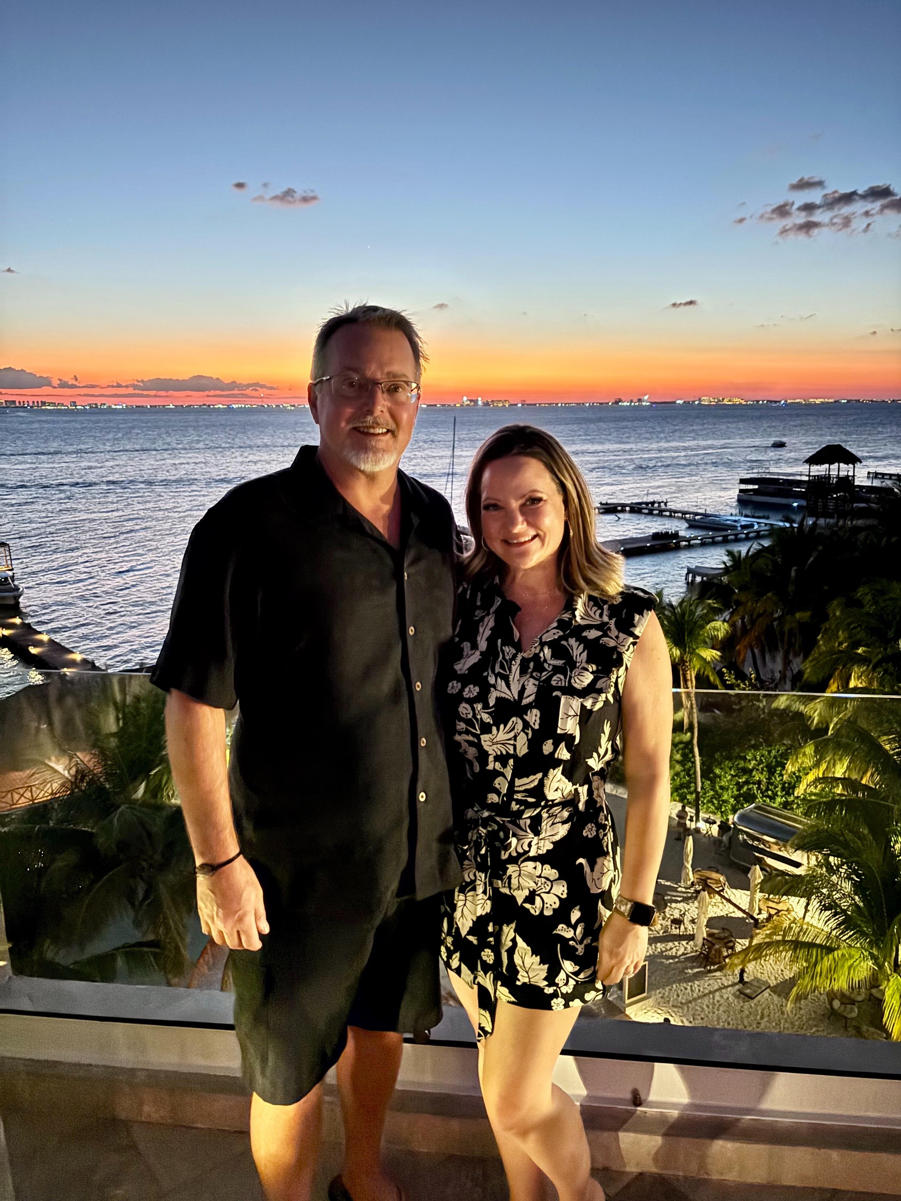 View from rooftop pool/restaurant 