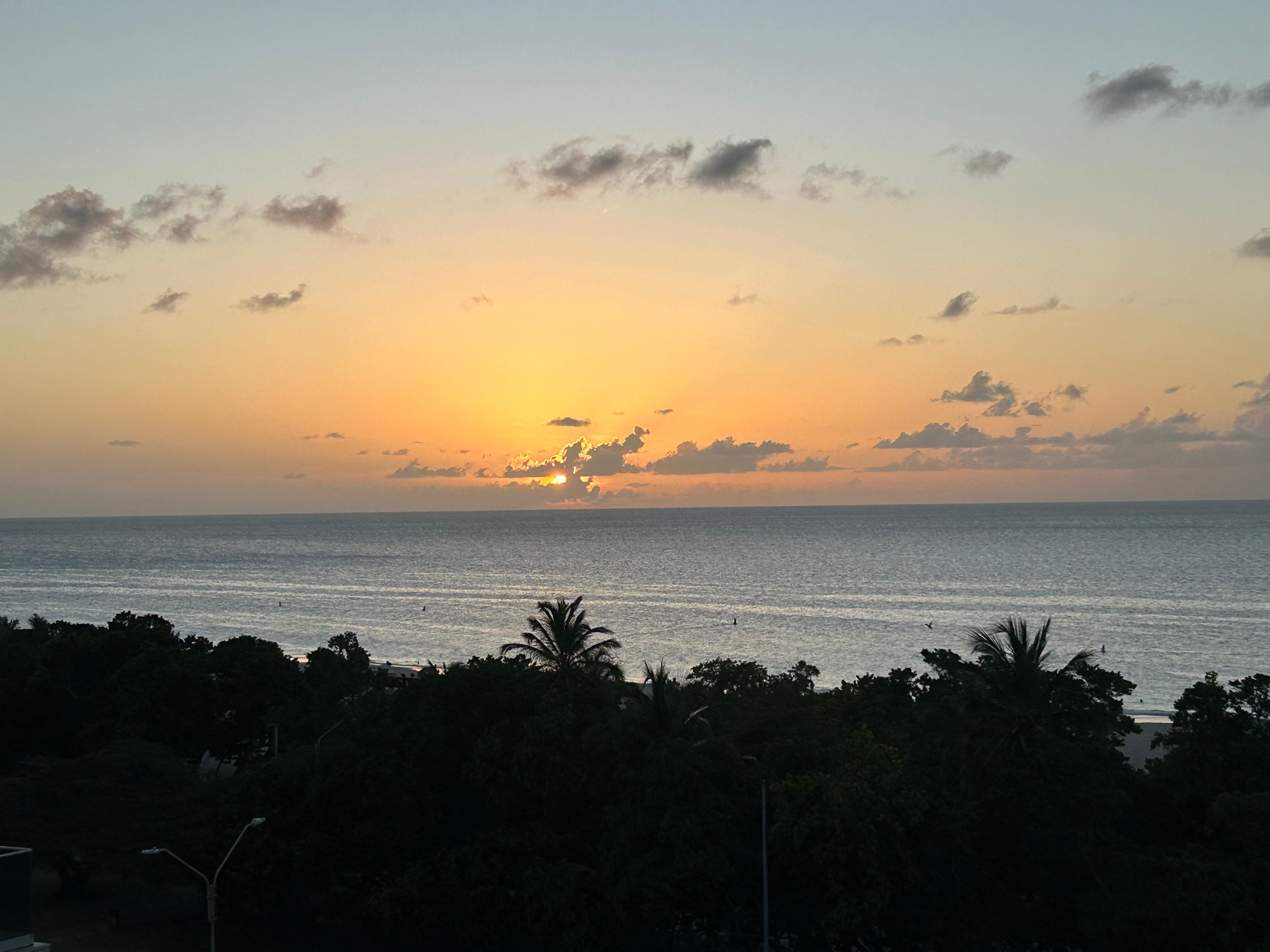 View from our balcony 