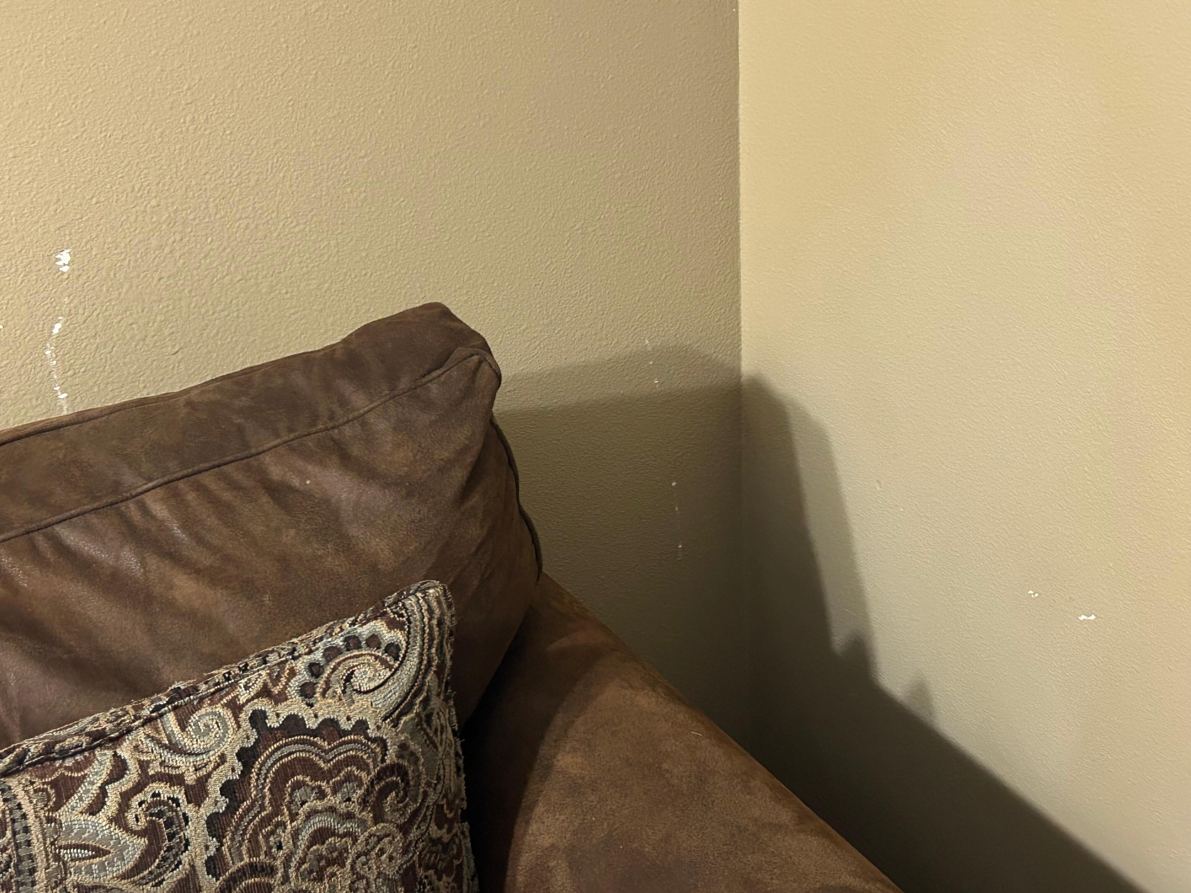 Scraped up walls