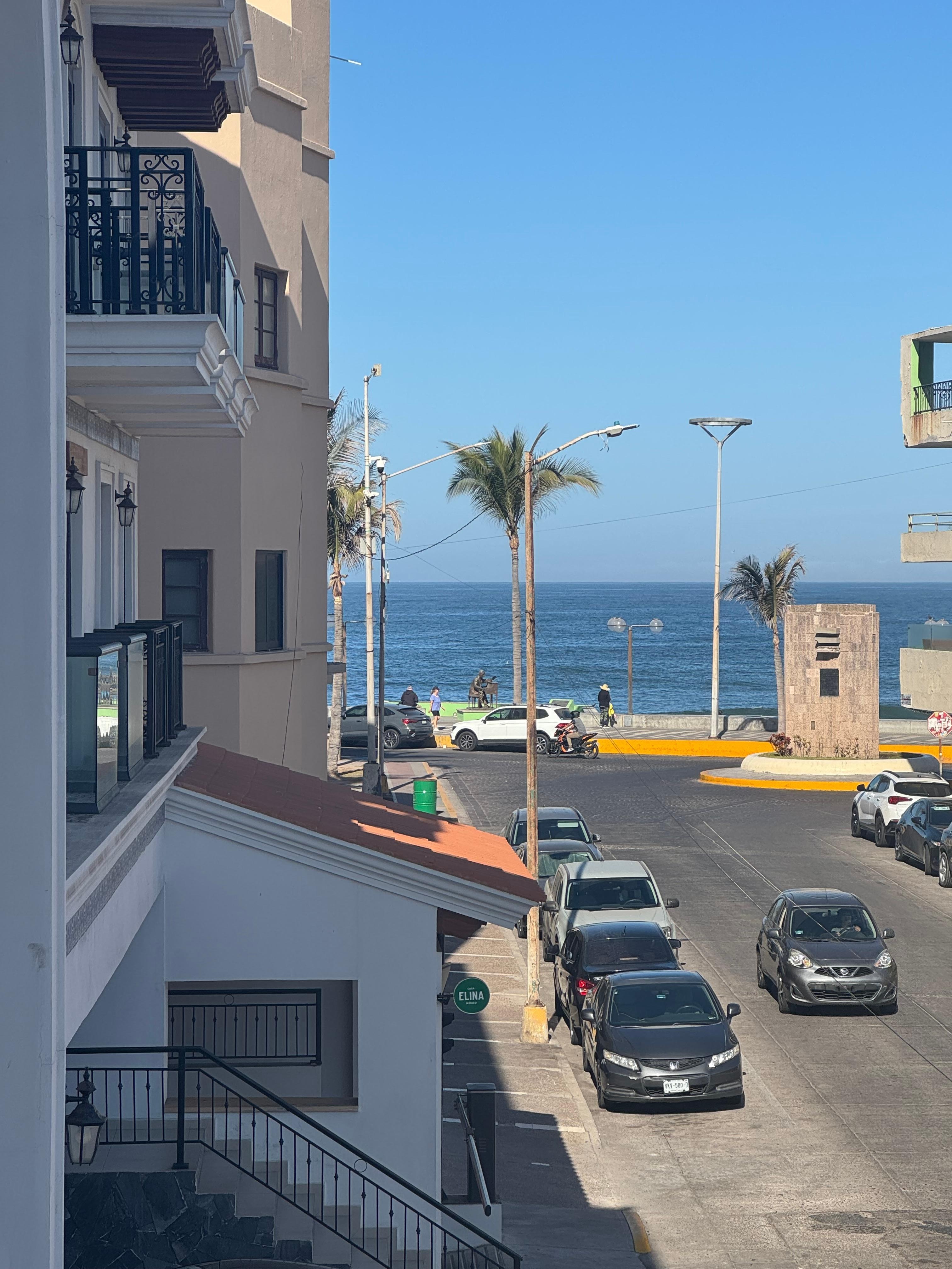 View from our double room 