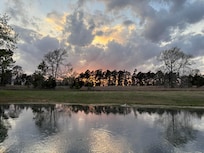 Beautiful Sunset over the pond