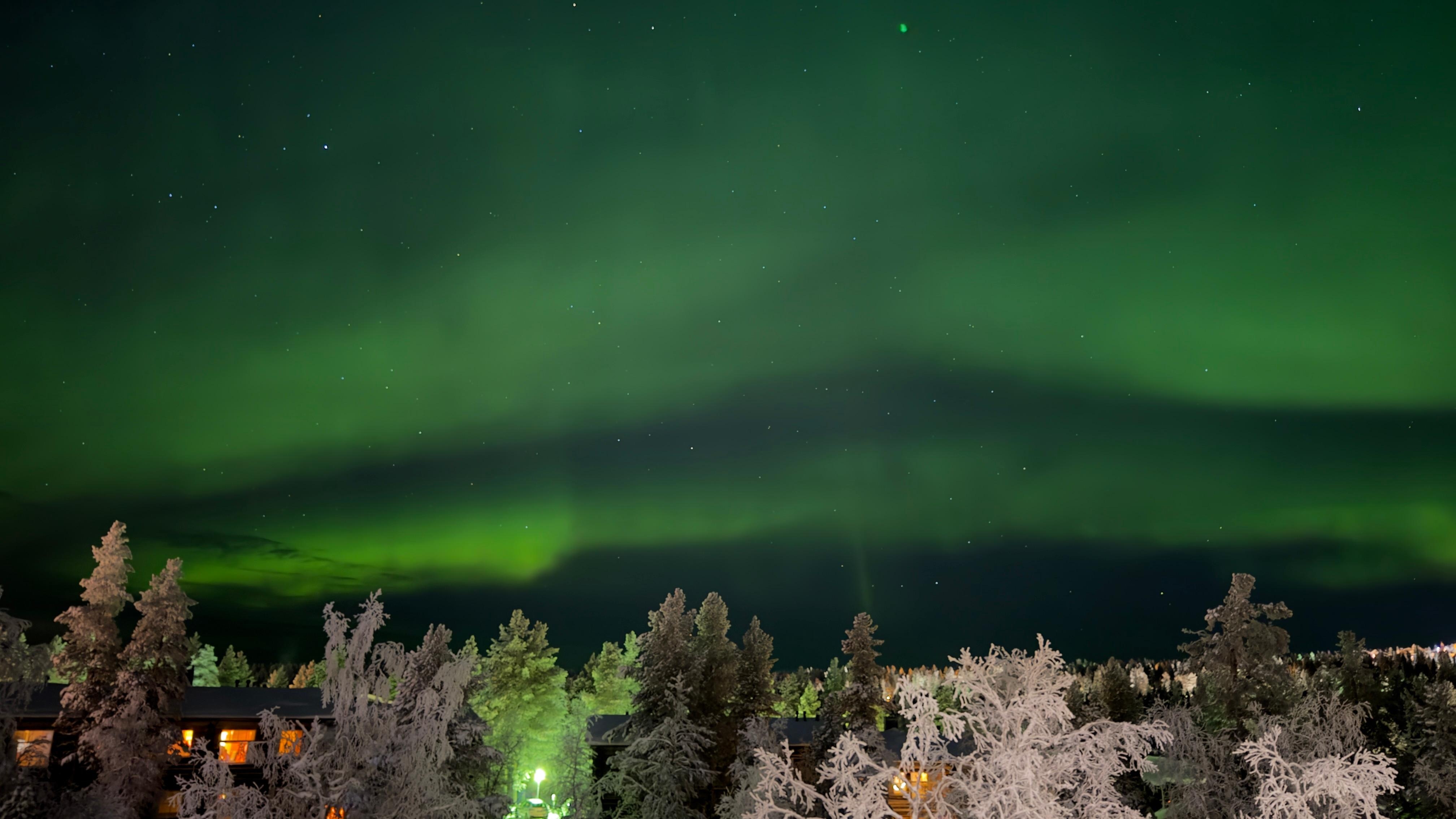 Aurora from the balcony
