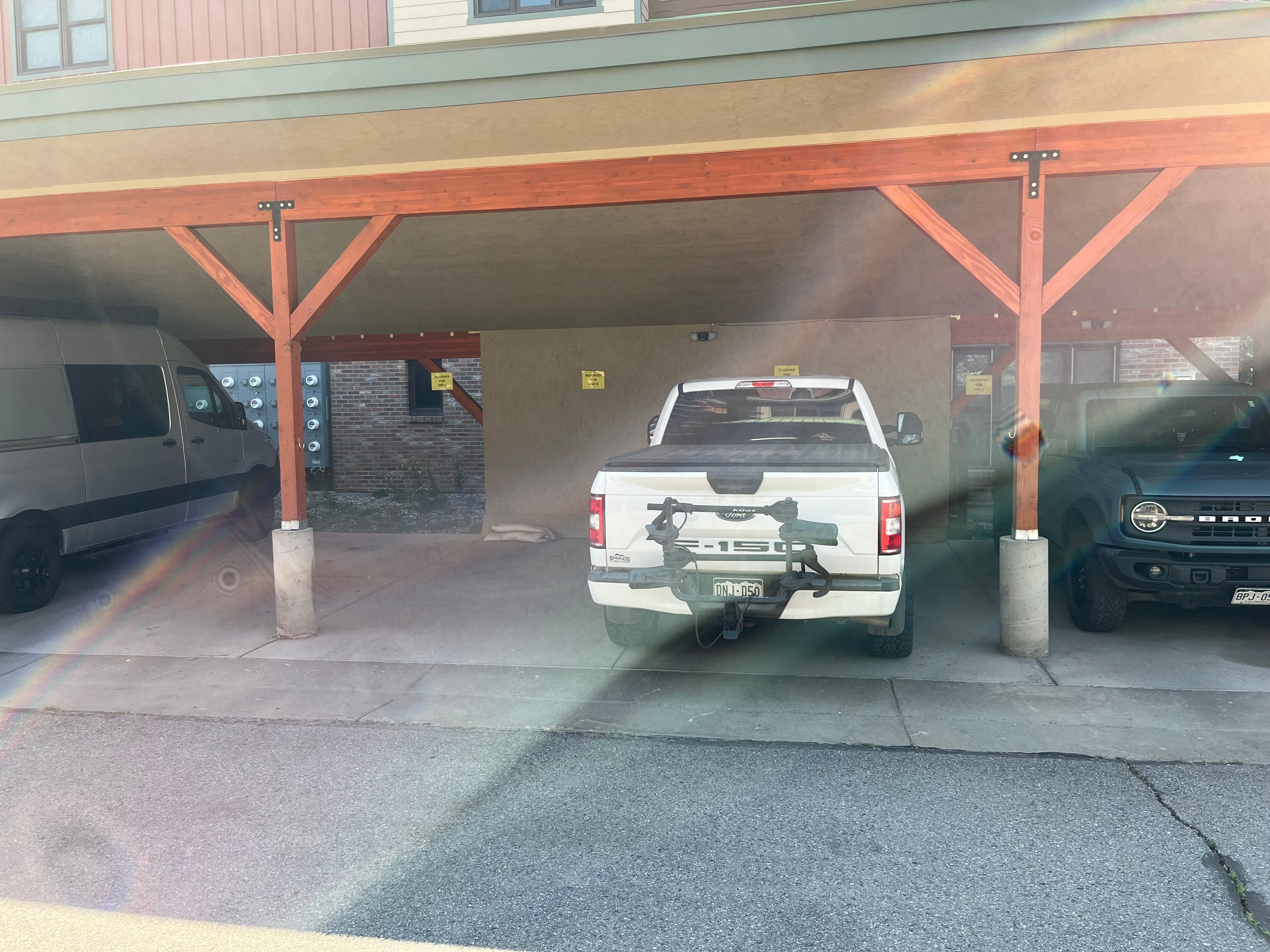 Could not park next to pickup