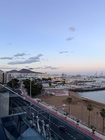Aussblick vom Restaurant rooftop