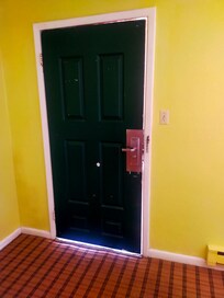 Door was not fitting and was up side down