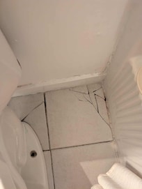 Floor upstairs bathroom