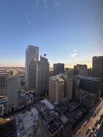 (Right) View from living room window