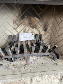 Out of order fire place