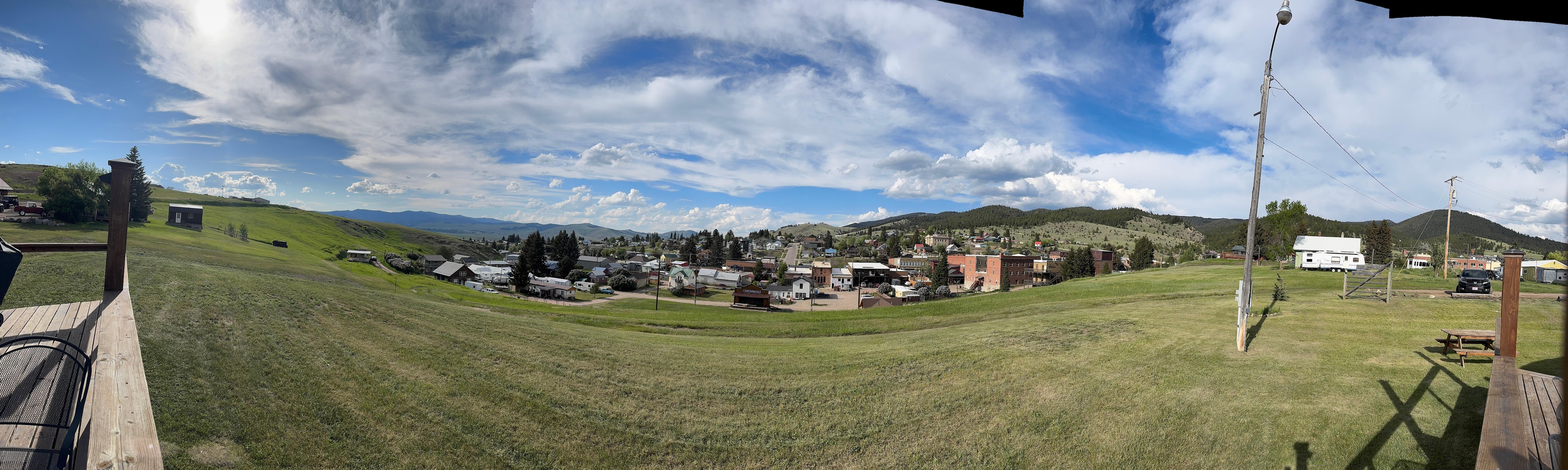 Pano view from the deck.