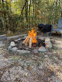 Cozy Fire perfect ending to a great day.
