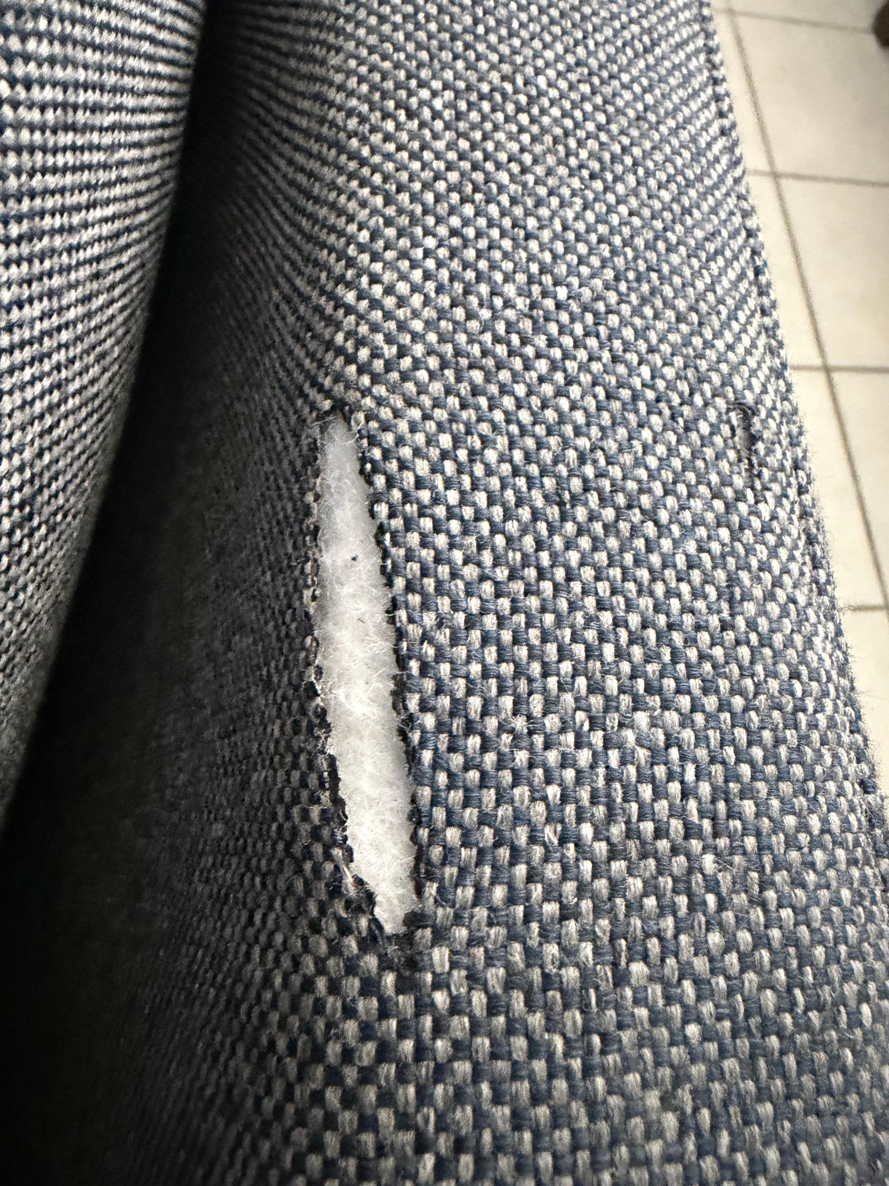 This was also a small tear from n the couch before we got there 