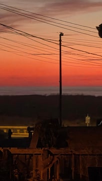 Sunset from front porch