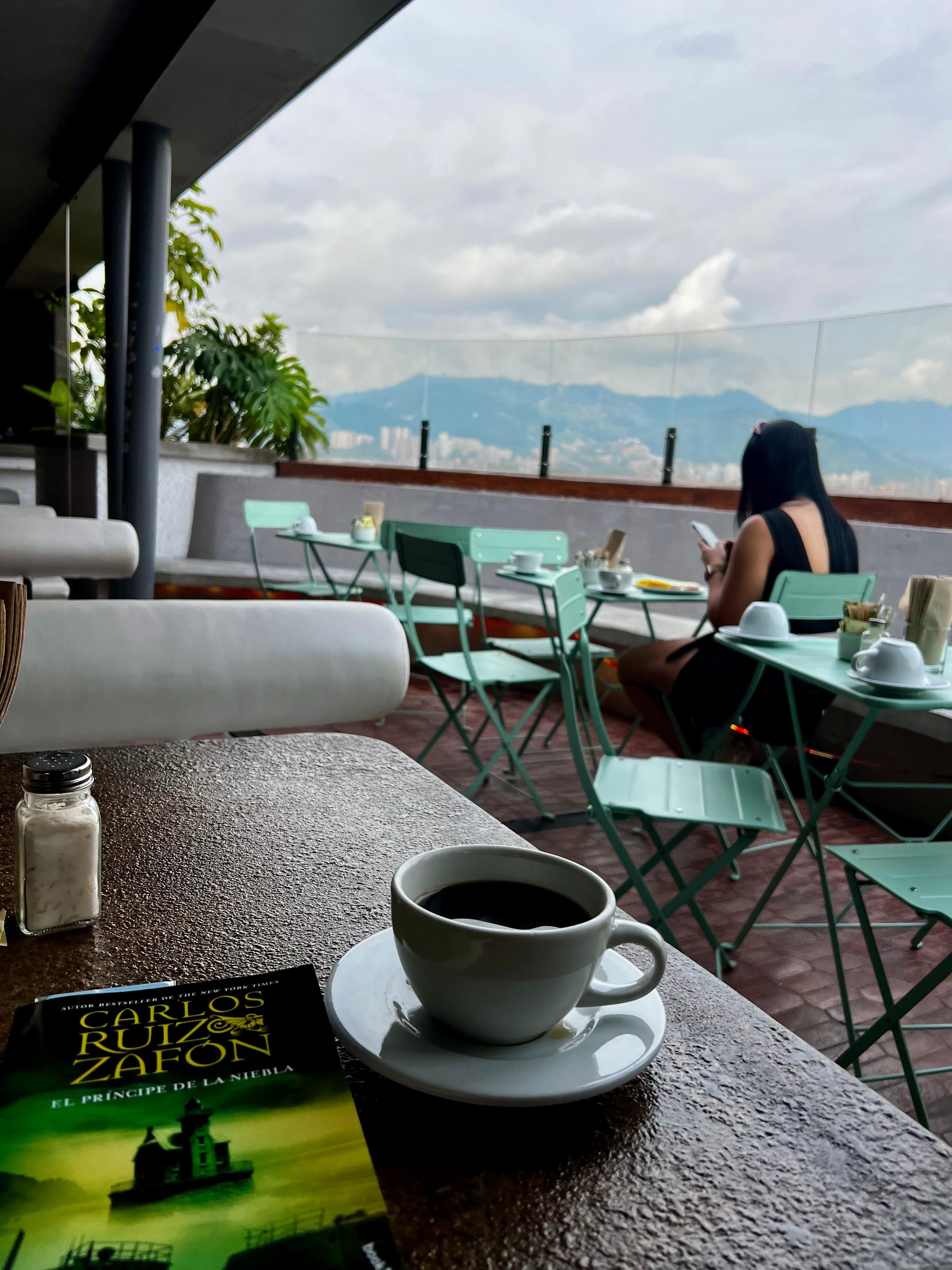 Breakfast and View from the Rooftop.