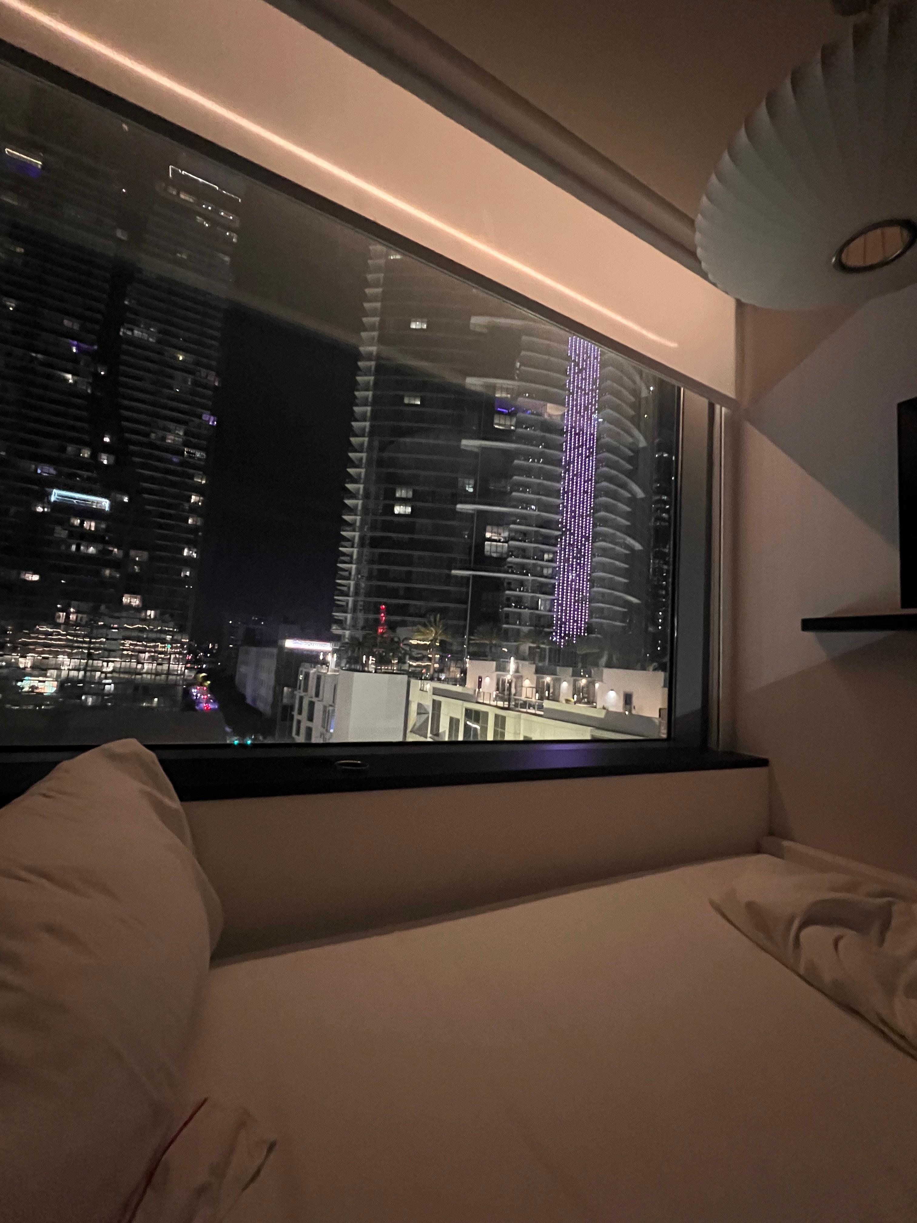 La vista del hotel desde mi habitación! 