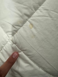 Bed sheet stains